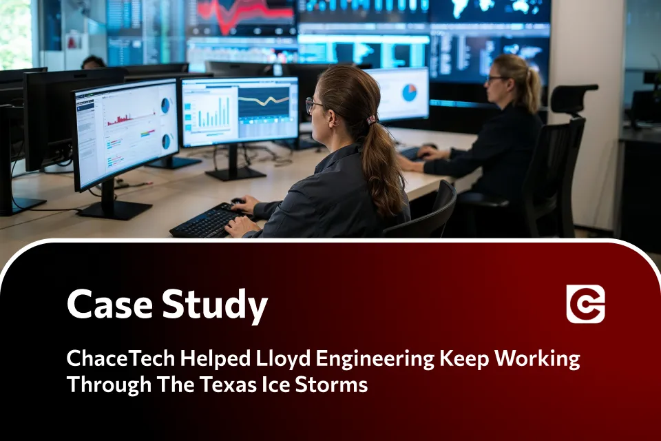 ChaceTech Helped Lloyd Engineering Keep Working Through The Texas Ice Storms