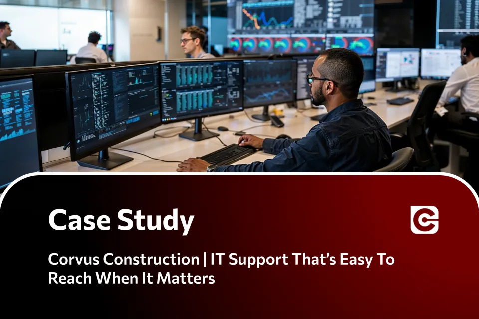Corvus Construction | IT Support That’s Easy to Reach When It Matters
